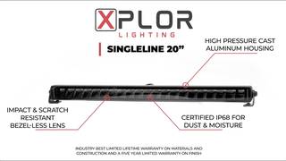 Go Rhino XPLOR Lighting - 20" SINGLELINE Light Bar