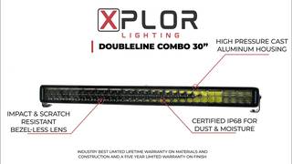 Go Rhino XPLOR Lighting - 30" DOUBLELINE COMBO Light Bar