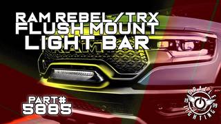 Flush LED Light Bar Installation on RAM Rebel/ TRX Front Bumper by ORACLE Lighting