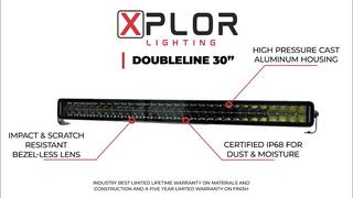 Go Rhino XPLOR Lighting - 30" DOUBLELINE Light Bar