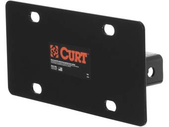 Curt Hitch Mounted License Plate Bracket