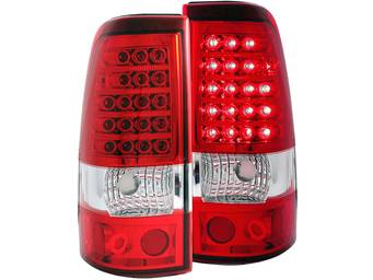 Anzo Red and Chrome LED Tail Lights
