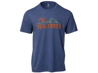 RealTruck Men's Heather Navy Front Range T-Shirt