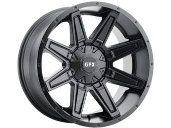 G-FX Matte Black TR23 Wheel