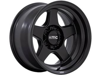 KMC Matte Black KM728 Lobo Wheel