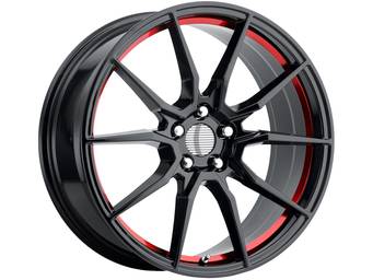 OE Creations Black & Red PR193 Wheel