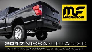 2017 Nissan Titan XD with Magnaflow Cat-Back Exhaust