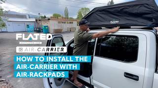 How to Install the FLATED Air-Carrier with the Air-RackPads