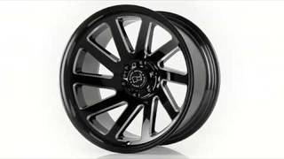 Black Rhino Wheels - The Thrust in Gloss Black W Milled Spokes 12x10