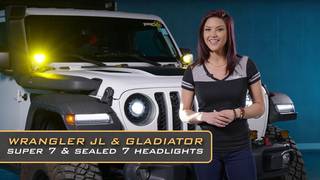 The brightest headlights for the Jeep JL and JT | Morimoto Sealed7 and Super7