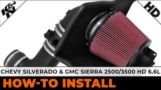 Chevy Silverado, GMC Sierra 2500/3500 HD 6.6L [#63-3087] Air Intake Installation