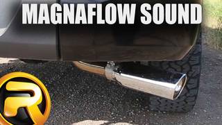 Magnaflow Performance Gas Exhaust Systems Sound on a 2016 Toyota Tundra