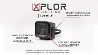 Go Rhino XPLOR Lighting - CUBEIT 2"
