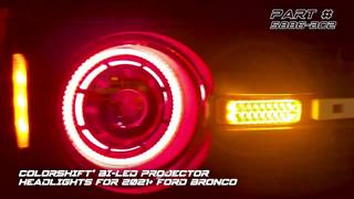 ORACLE Lighting Oculus™ ColorSHIFT® Bi-LED Projector Headlights for 2021+ Ford Bronco - PRE-ORDER