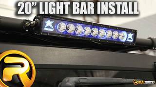 How to Install Rigid Industries Radiance 20" inch LED Light Bar